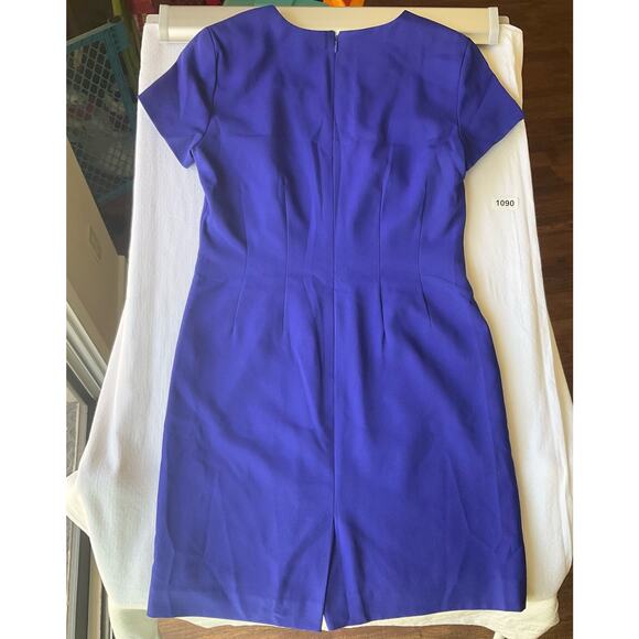 Atrium Women’s Short Sleeve Crew Neck Knee-length Dress size 8, Royal Blue - Picture 10 of 10